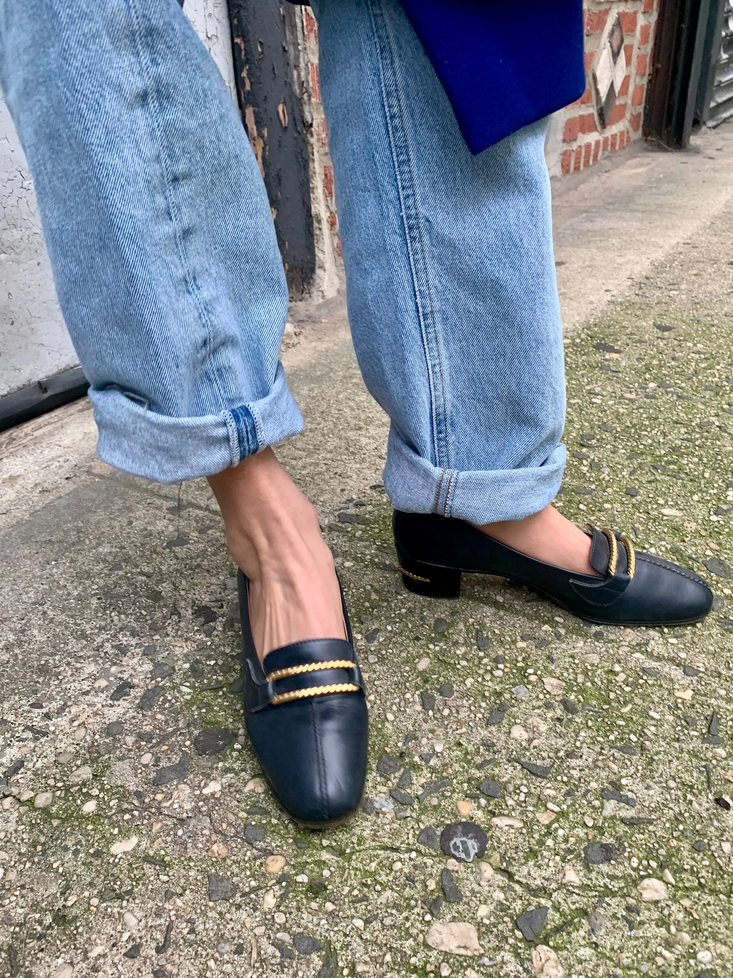 1970s Gucci Navy Loafers - SOLD