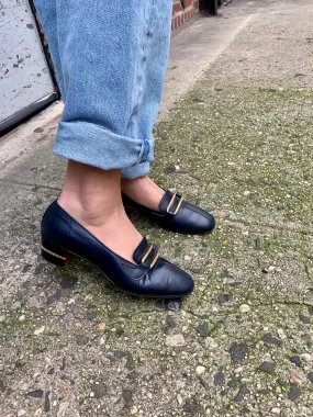 1970s Gucci Navy Loafers - SOLD