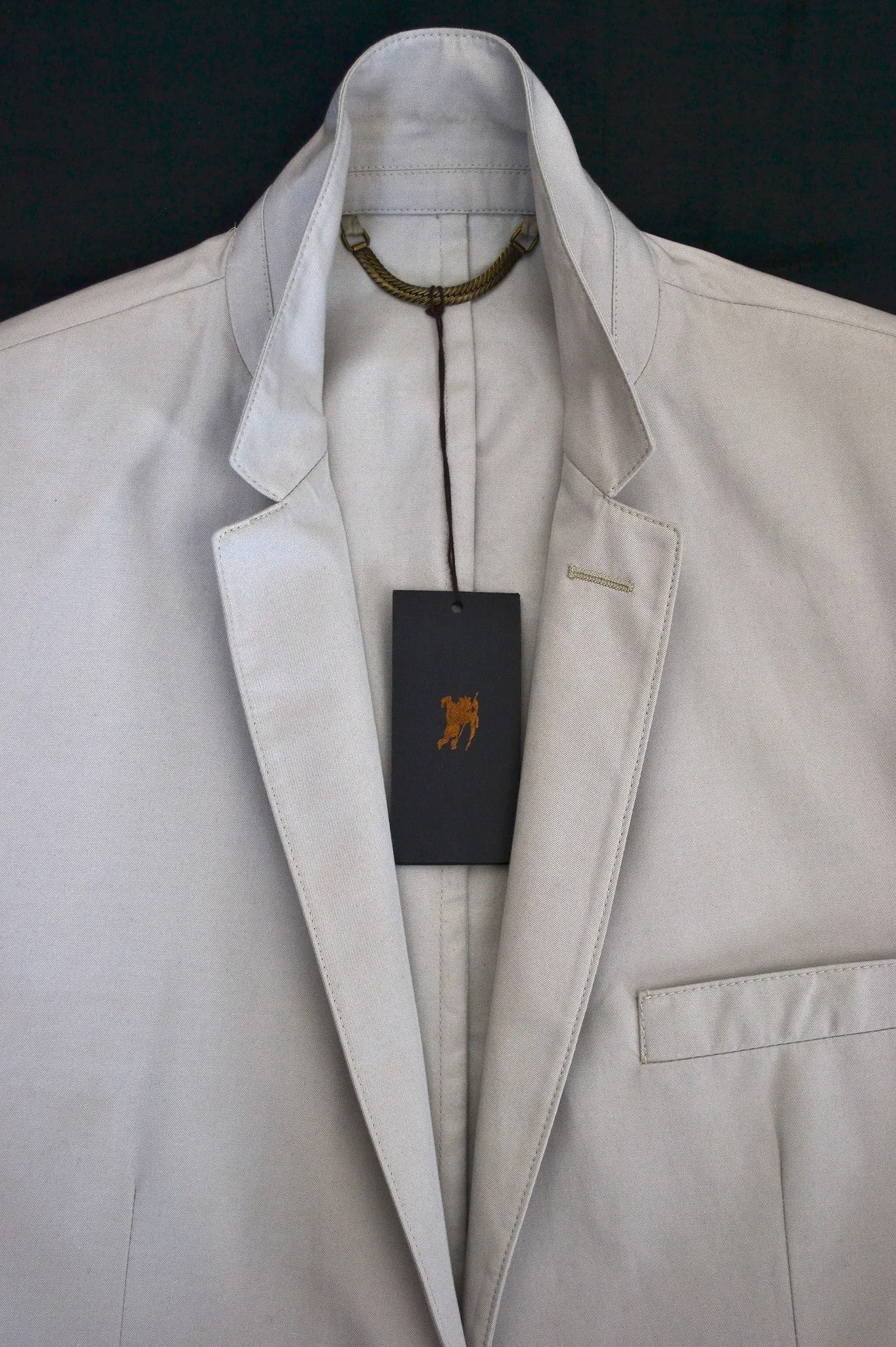 2009 Compact Gabardine Long Blazer Jacket