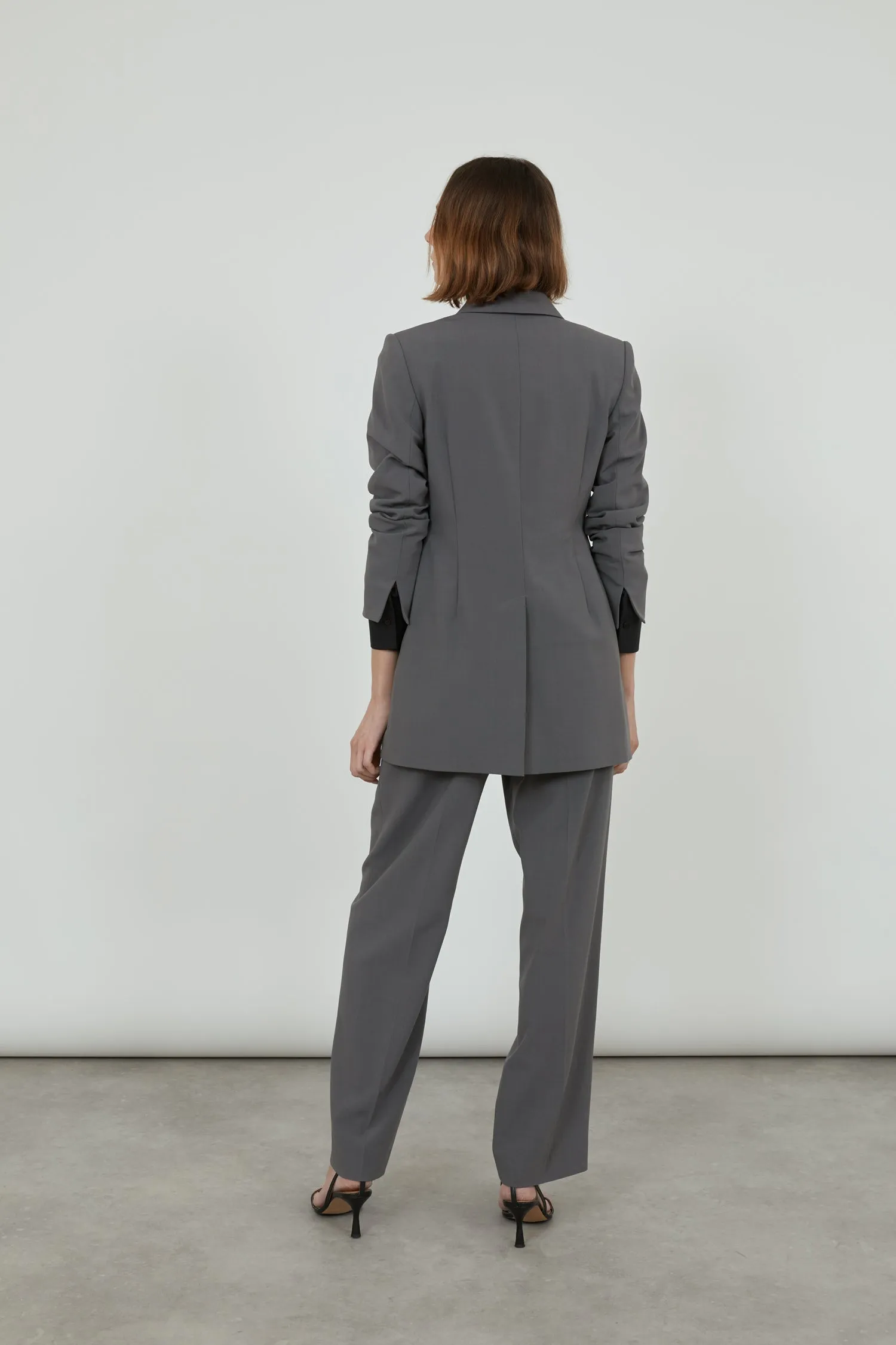 Adriana blazer | Grey - Wool blend