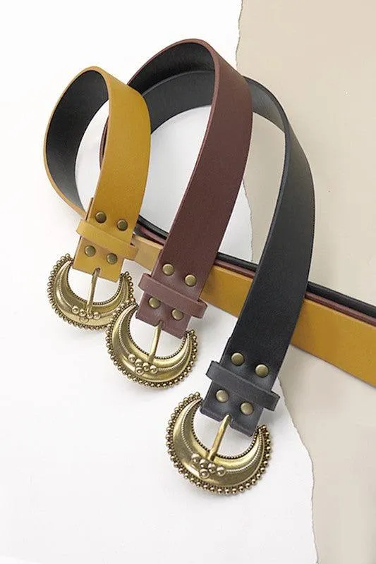 Classic Celestial Buckle Belt