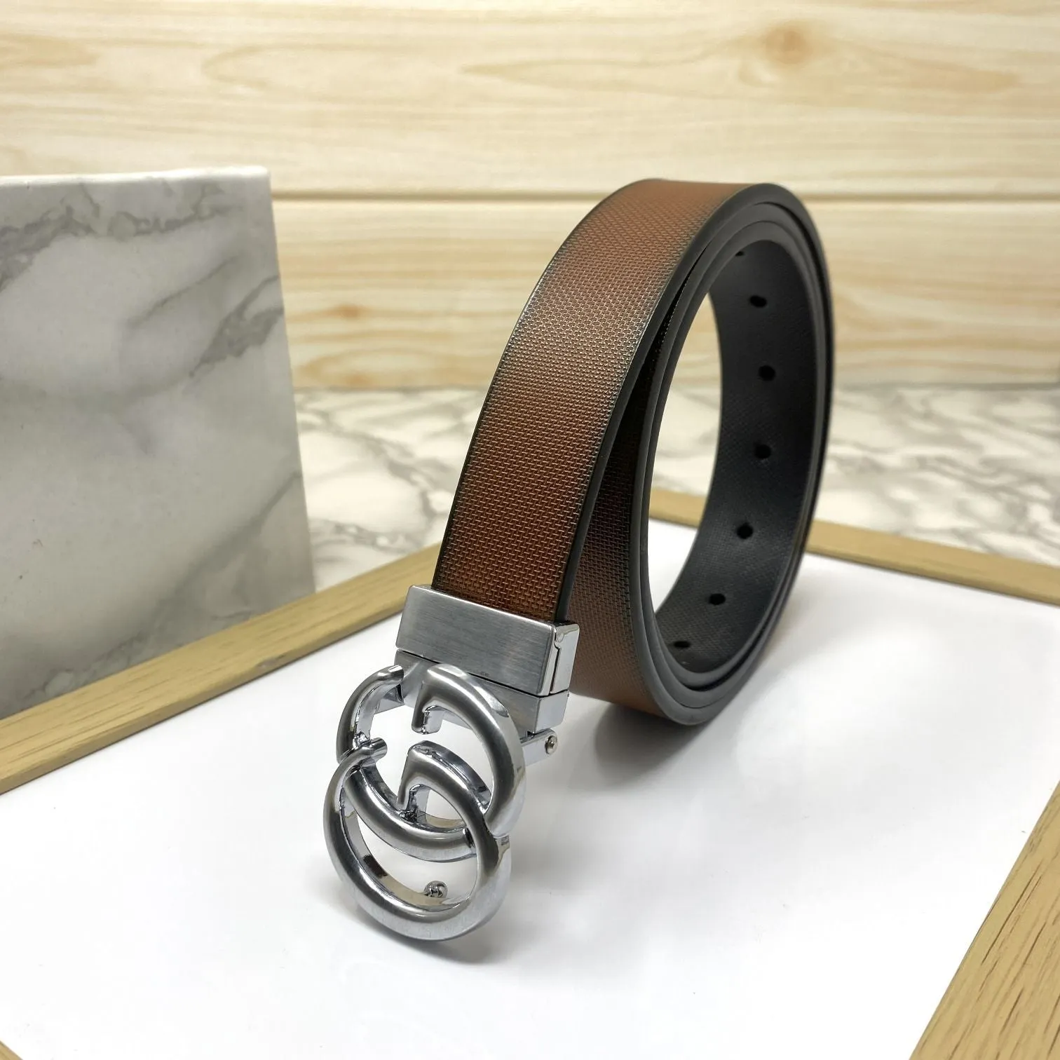 Classic Small GG Reversible Strap Belt -JonasParamount