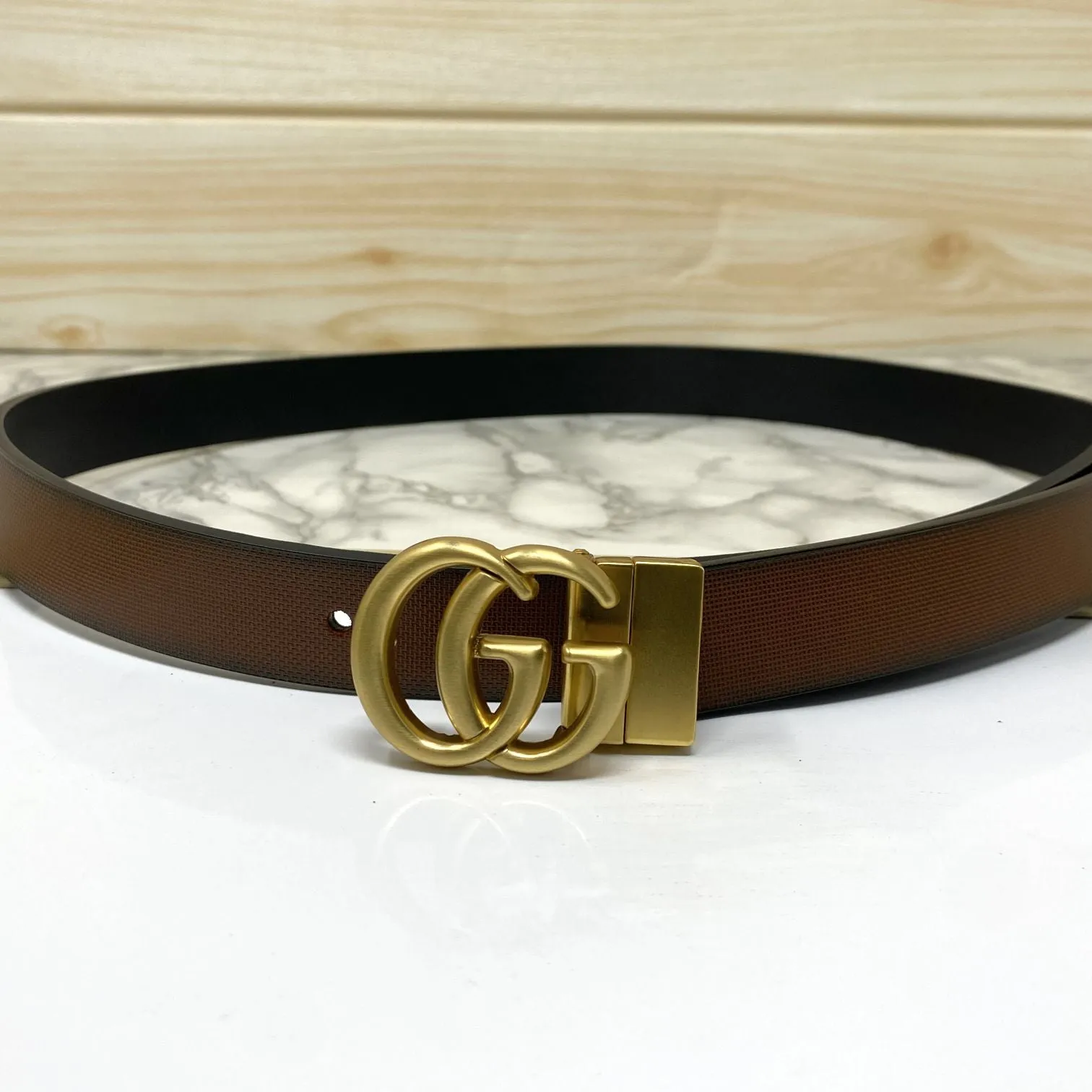 Classic Small GG Reversible Strap Belt -JonasParamount