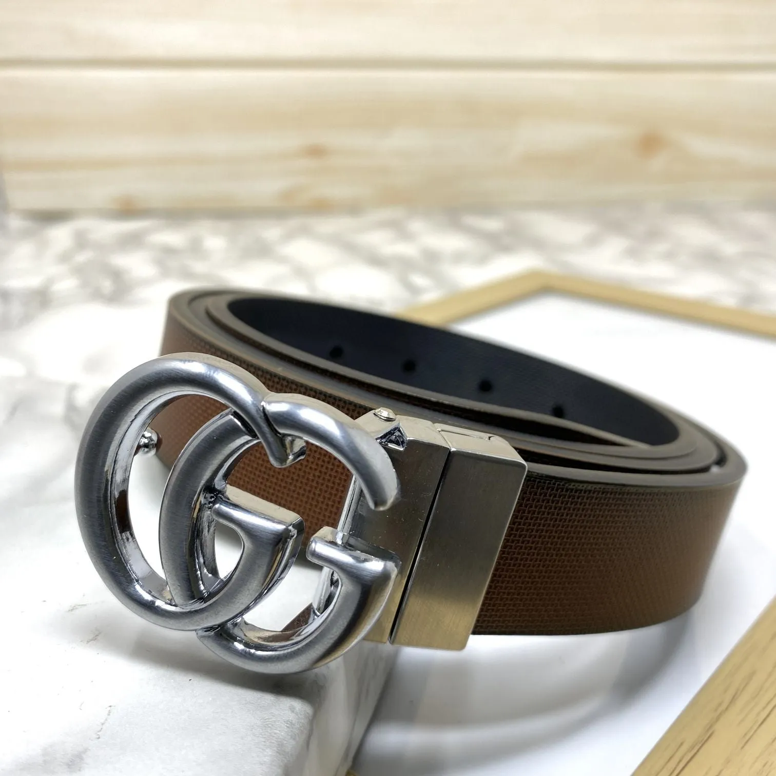 Classic Small GG Reversible Strap Belt -JonasParamount