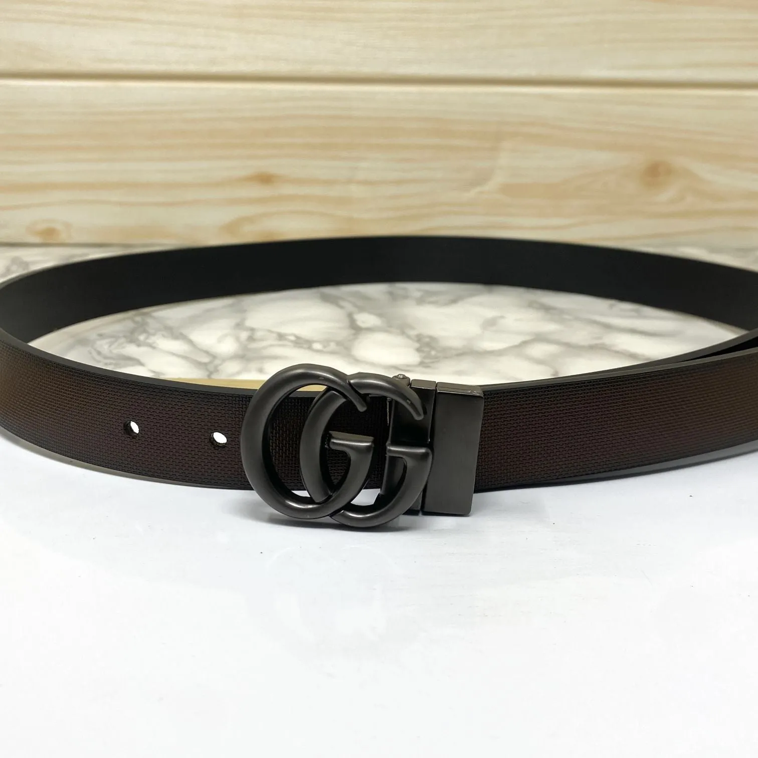 Classic Small GG Reversible Strap Belt -JonasParamount