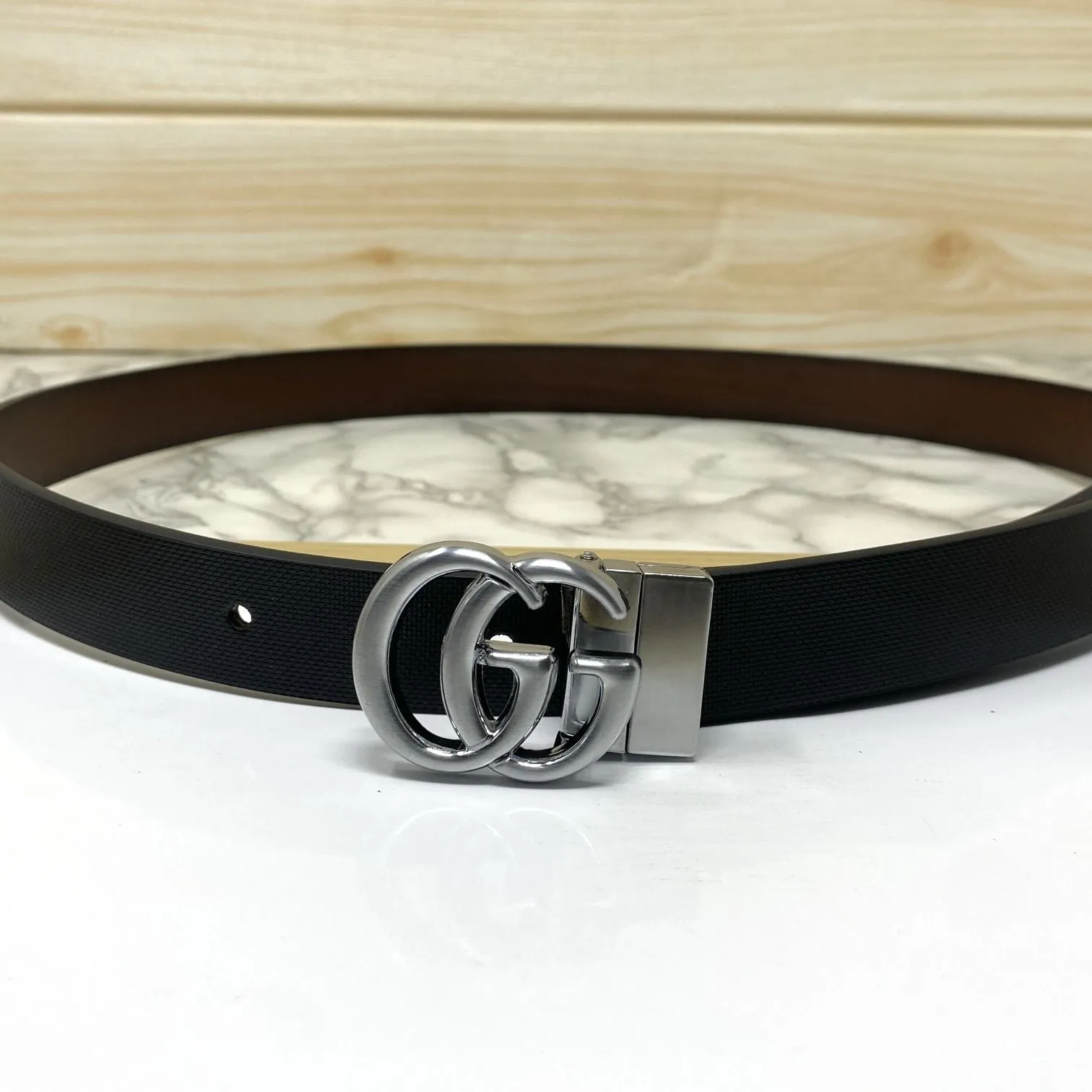 Classic Small GG Reversible Strap Belt -JonasParamount