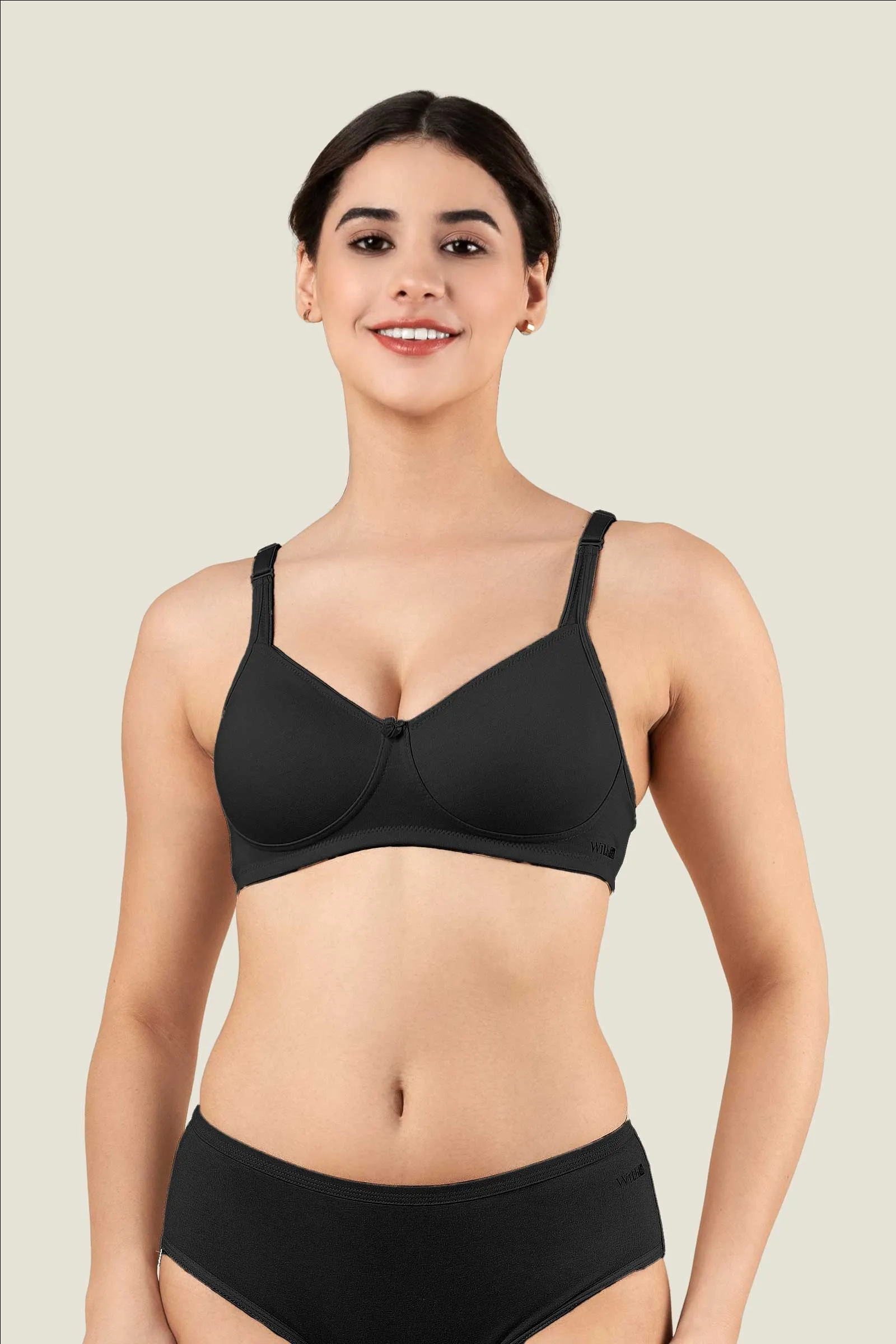 Curva T-shirt Bra Everyday Neutral Colours