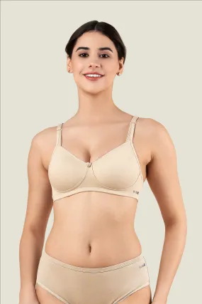 Curva T-shirt Bra Everyday Neutral Colours