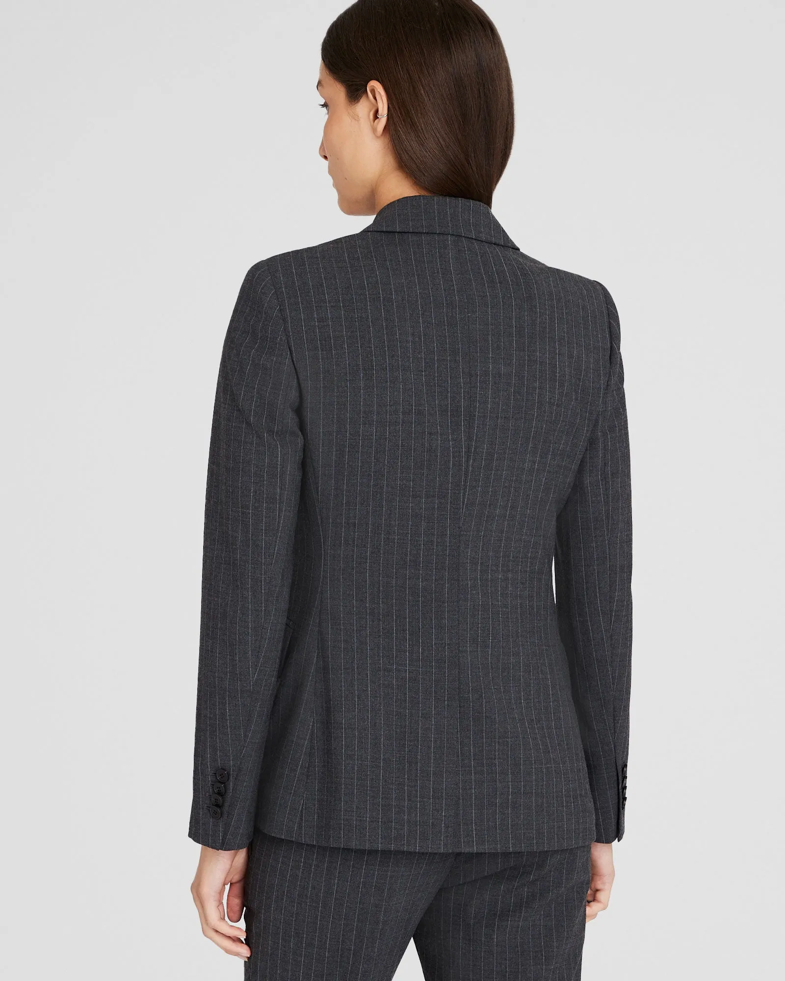 Cutaway Borrem Pinstripe Blazer