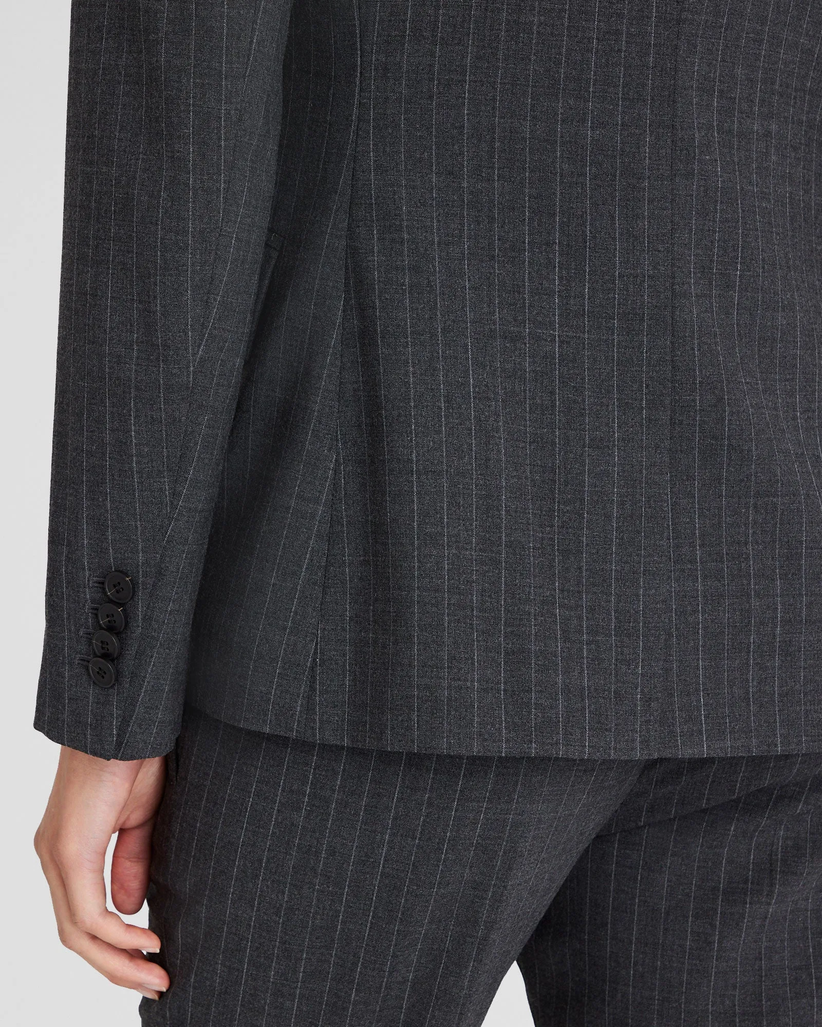 Cutaway Borrem Pinstripe Blazer