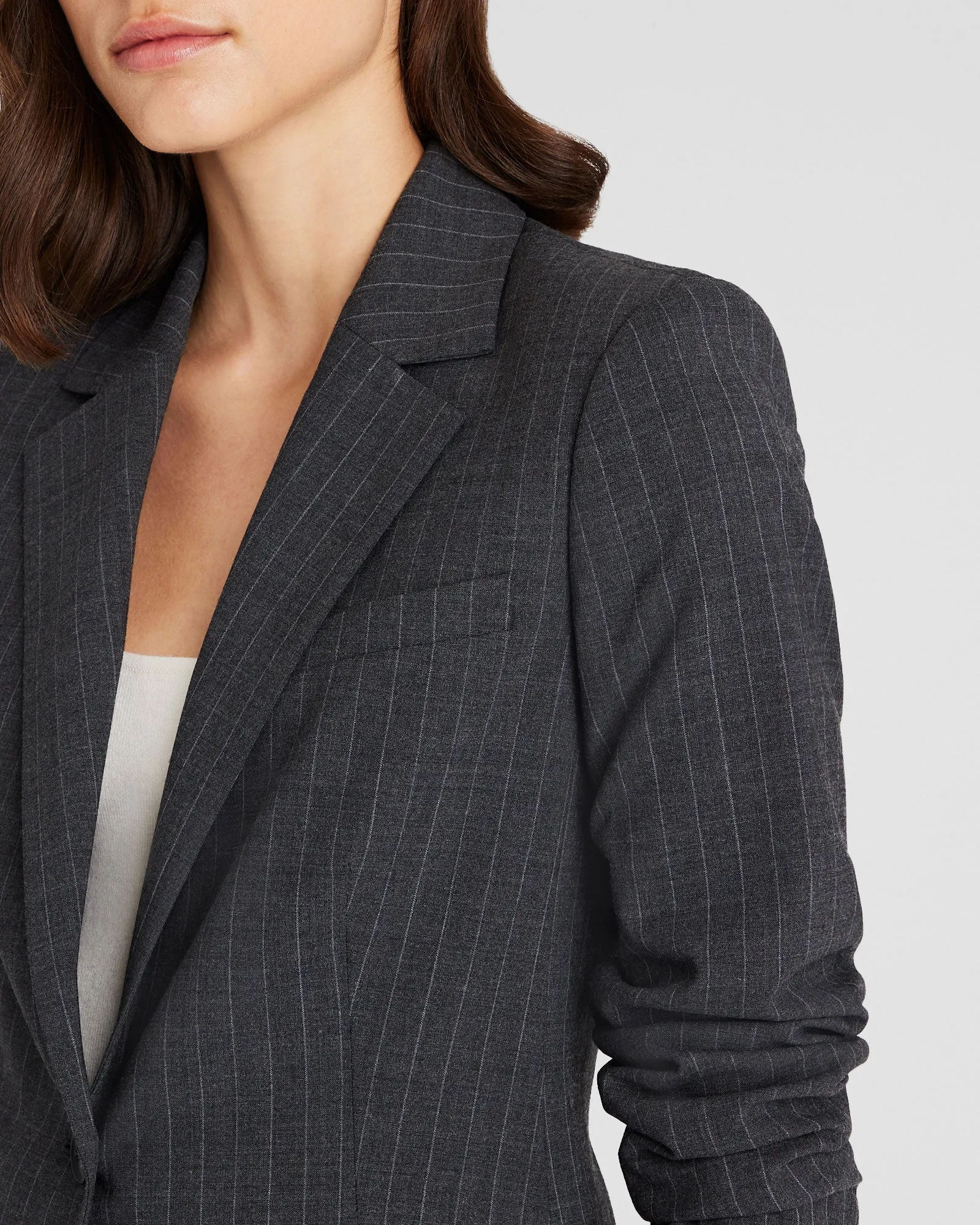 Cutaway Borrem Pinstripe Blazer