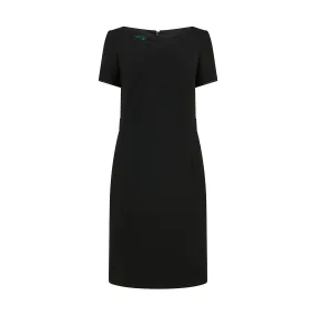 Hallie Tailored Wool Crepe Dress