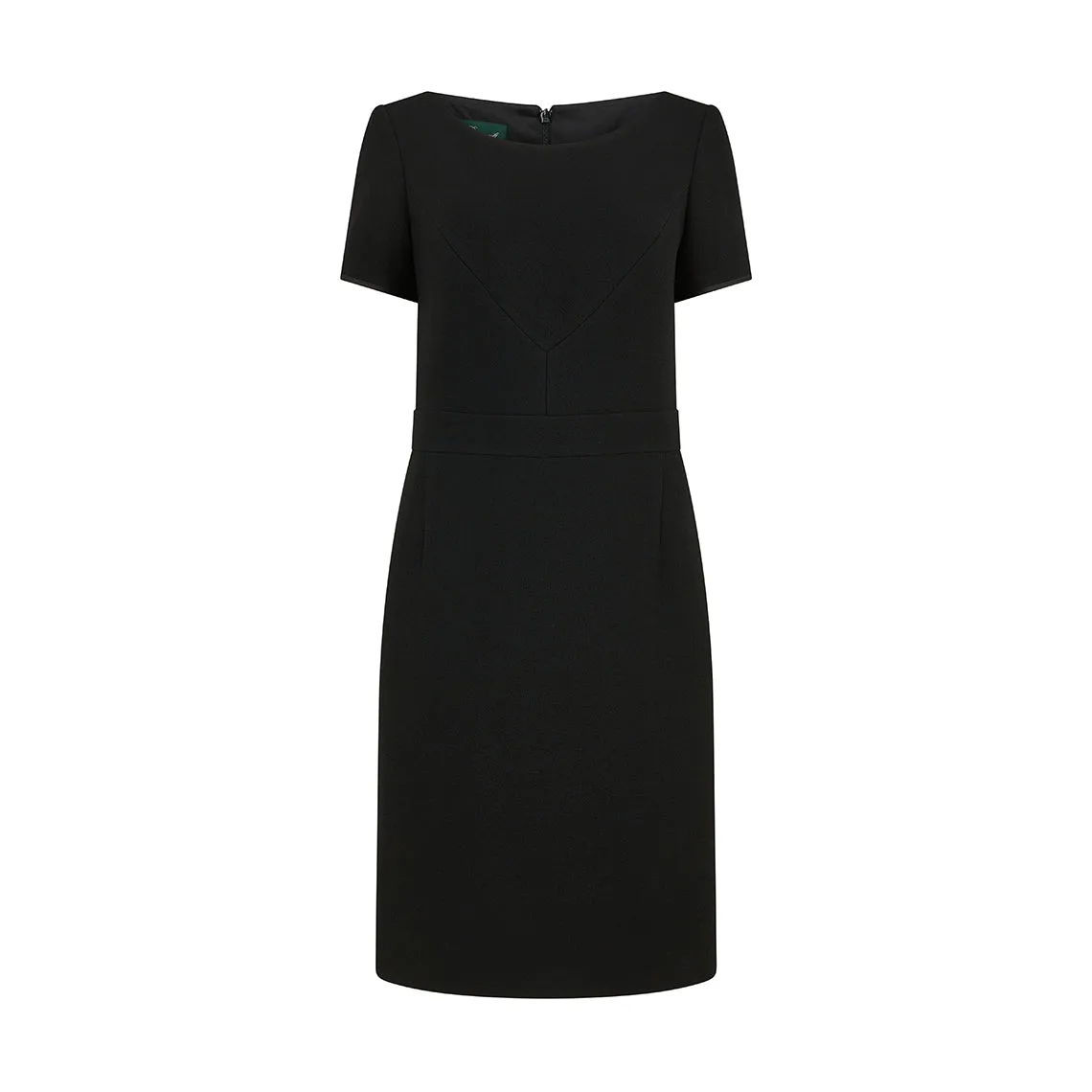 Hallie Tailored Wool Crepe Dress