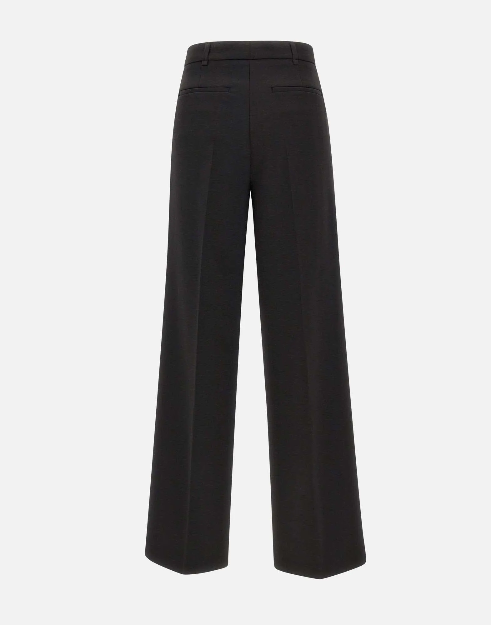 High Waist Black Palazzo Trousers