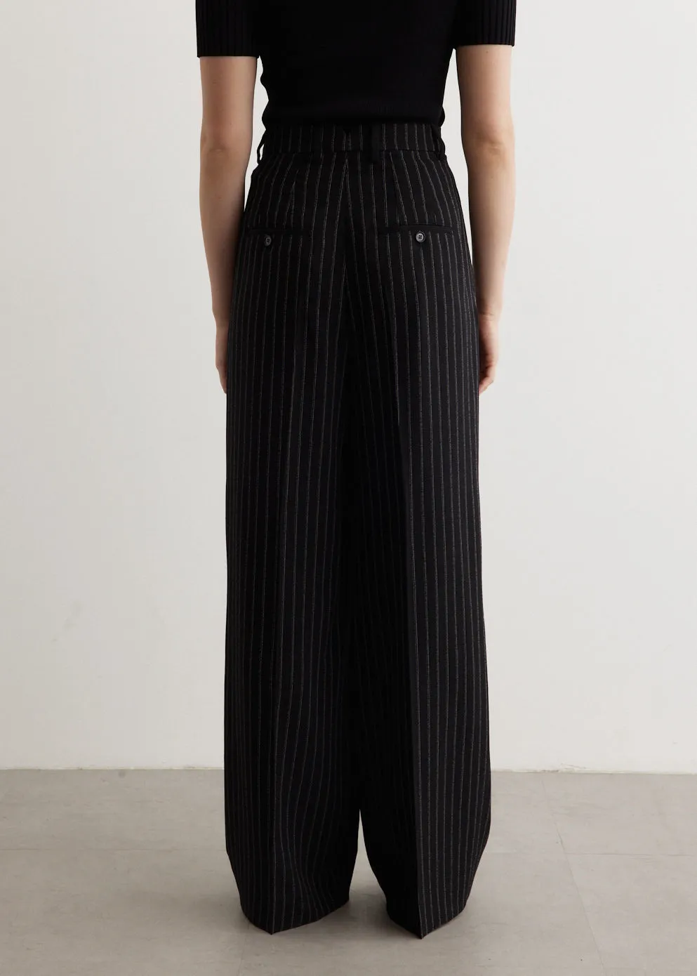 High Waist Large Trousers