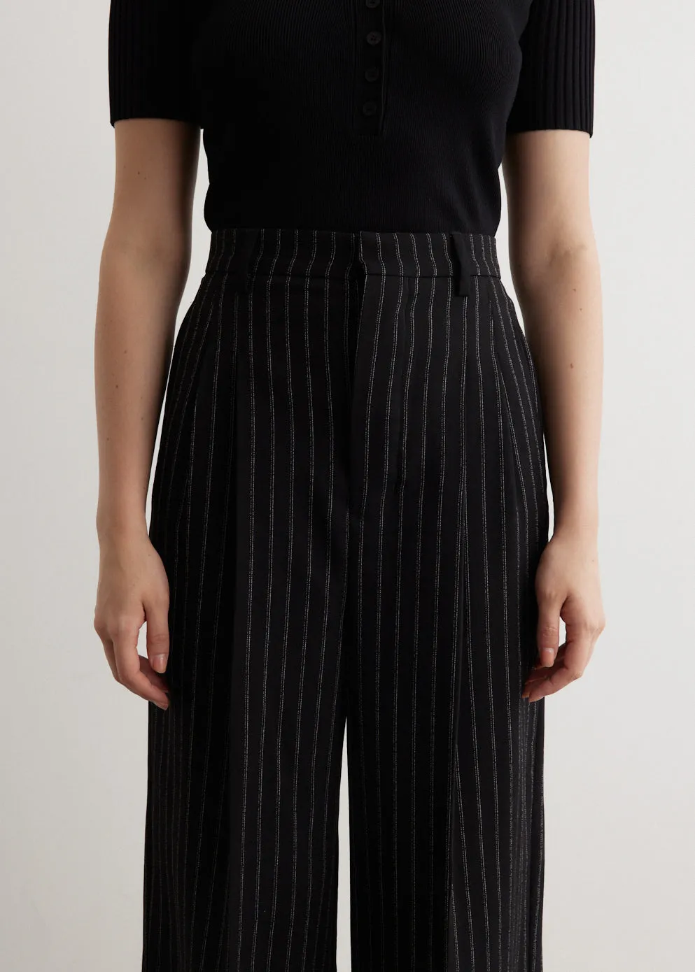 High Waist Large Trousers