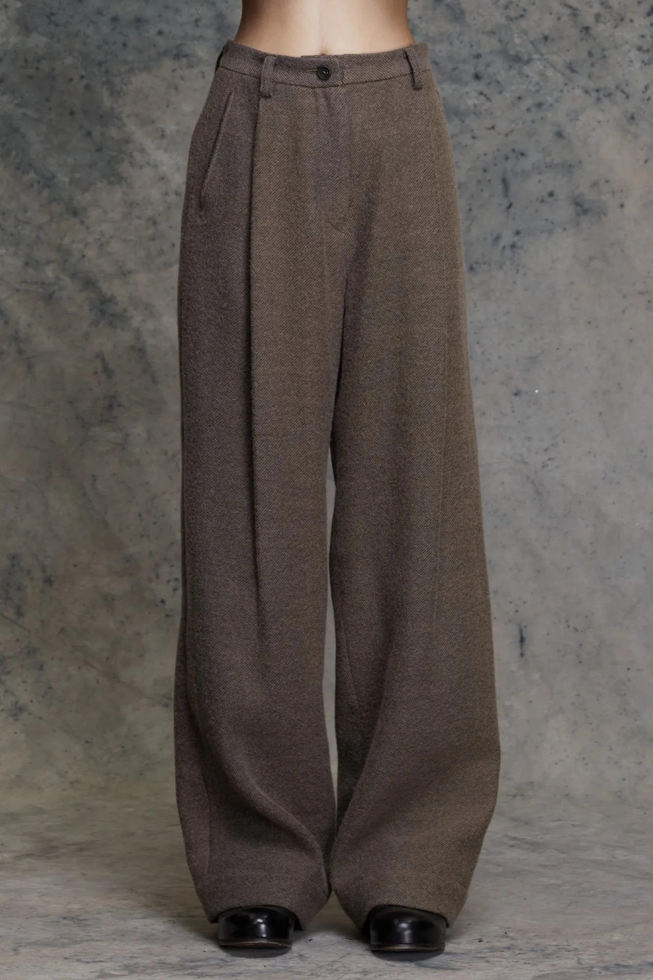 HIGH WAIST LONG TROUSERS