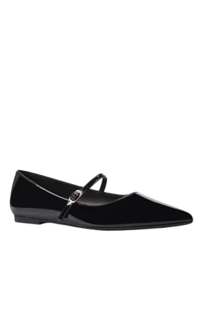 Iguana Mary Jane Flats Black Patent