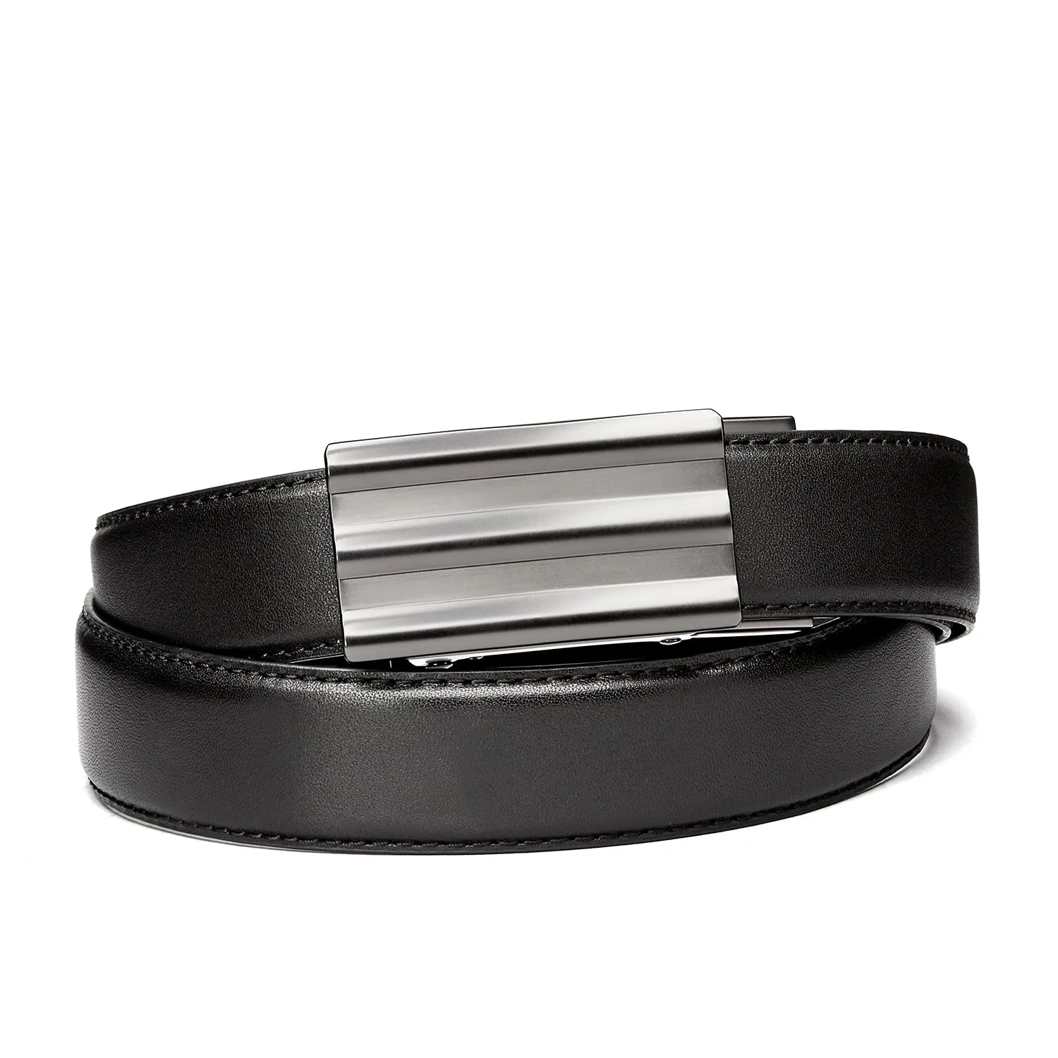 INVOKE SLIM BUCKLE  | SLIM FULL GRAIN LEATHER BELT