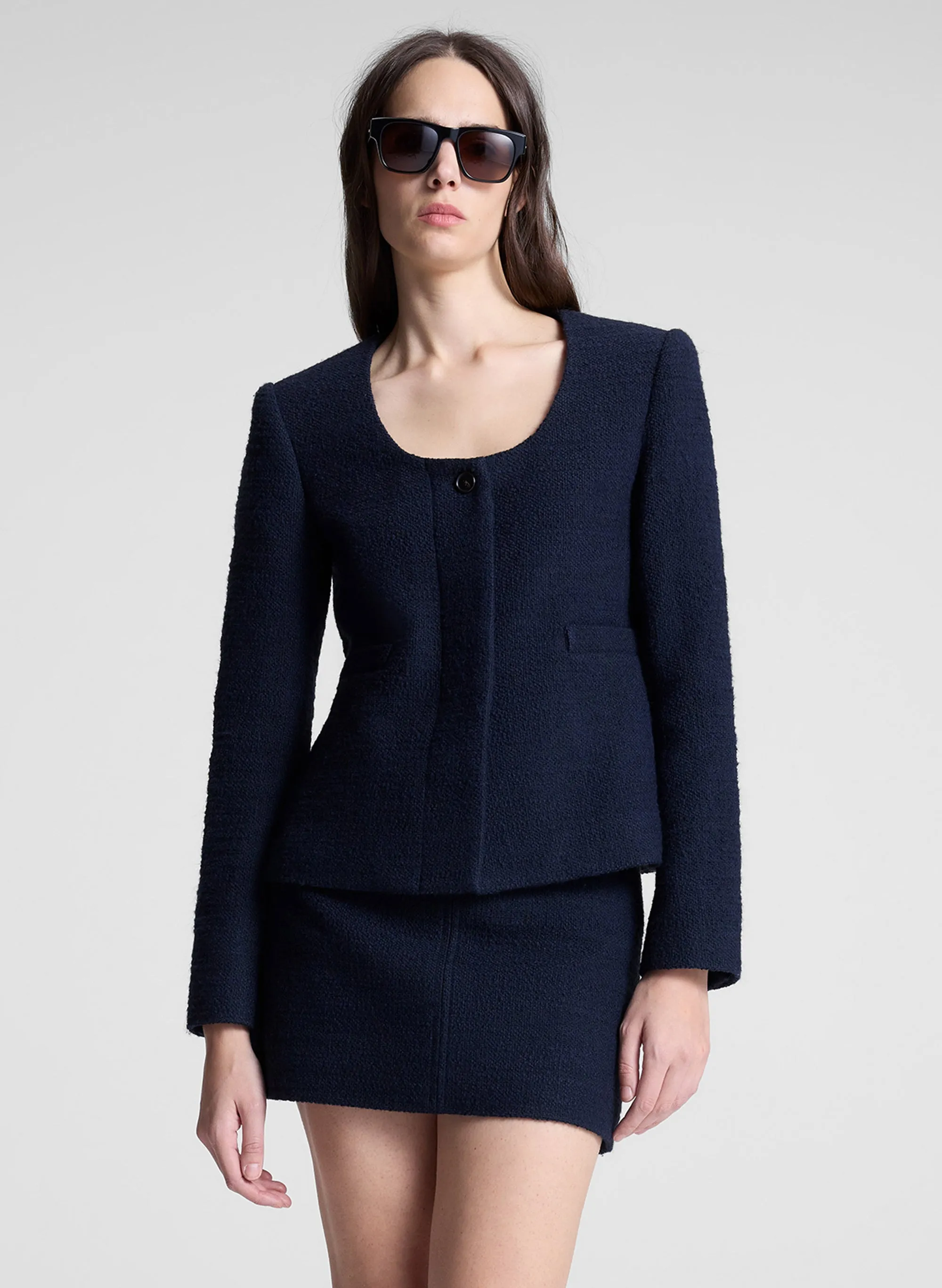 Irene Cotton Boucle Jacket