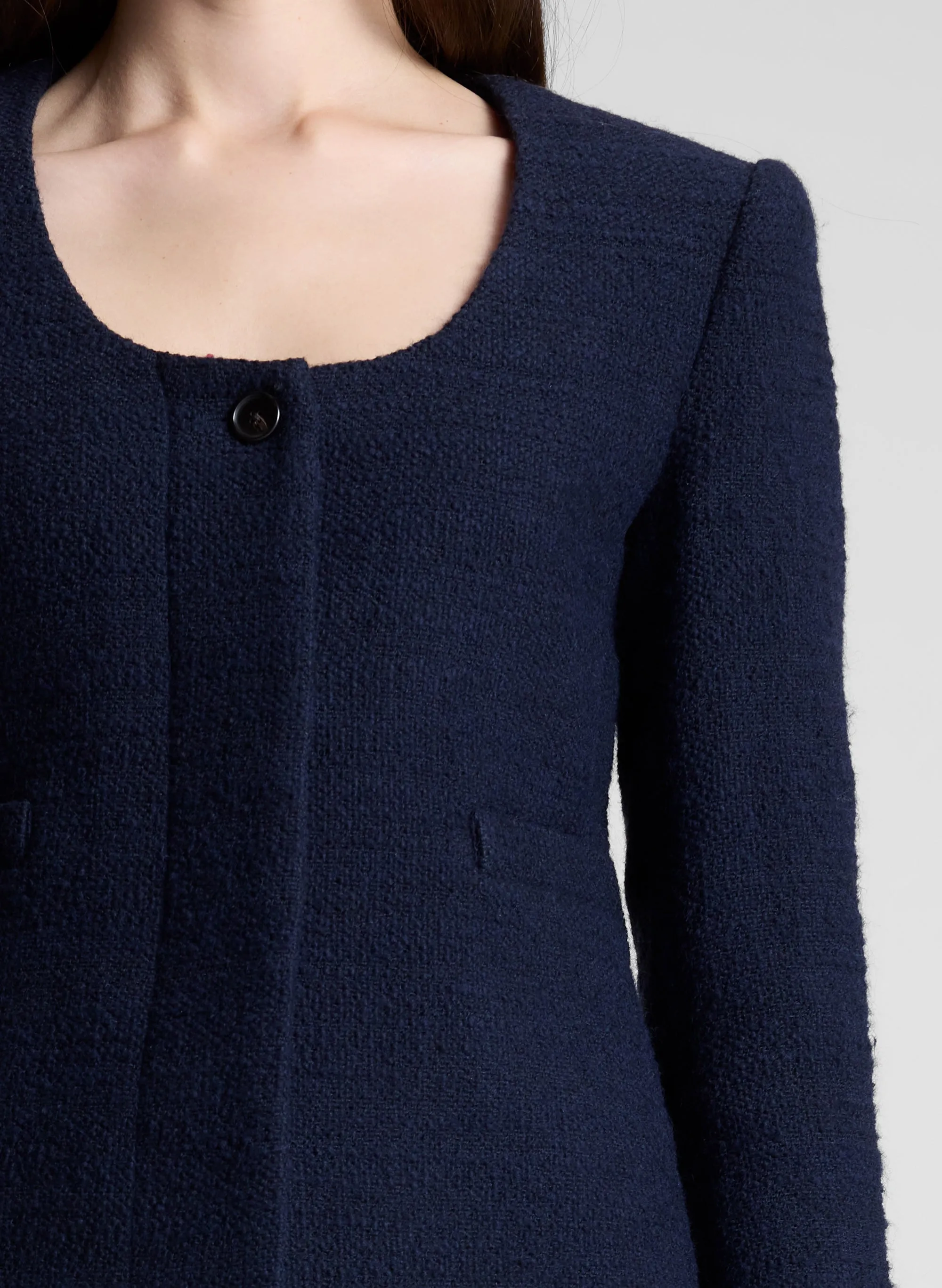 Irene Cotton Boucle Jacket