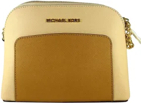 Michael Kors Cindy Colorblock Crossbody - Nude/Peanut