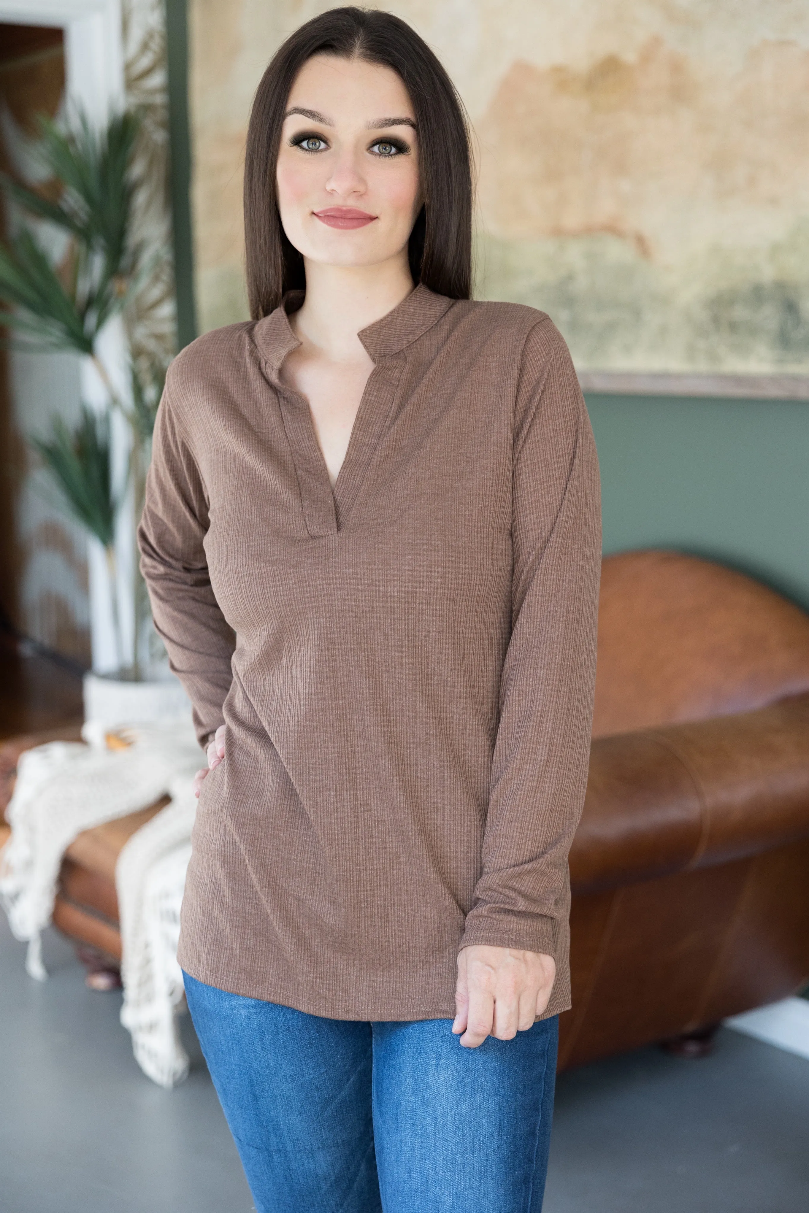 Neutral Beauty Long Sleeve Gabby