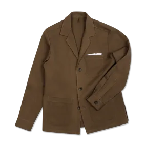 Painters Jacket in Olive Cotton Drill