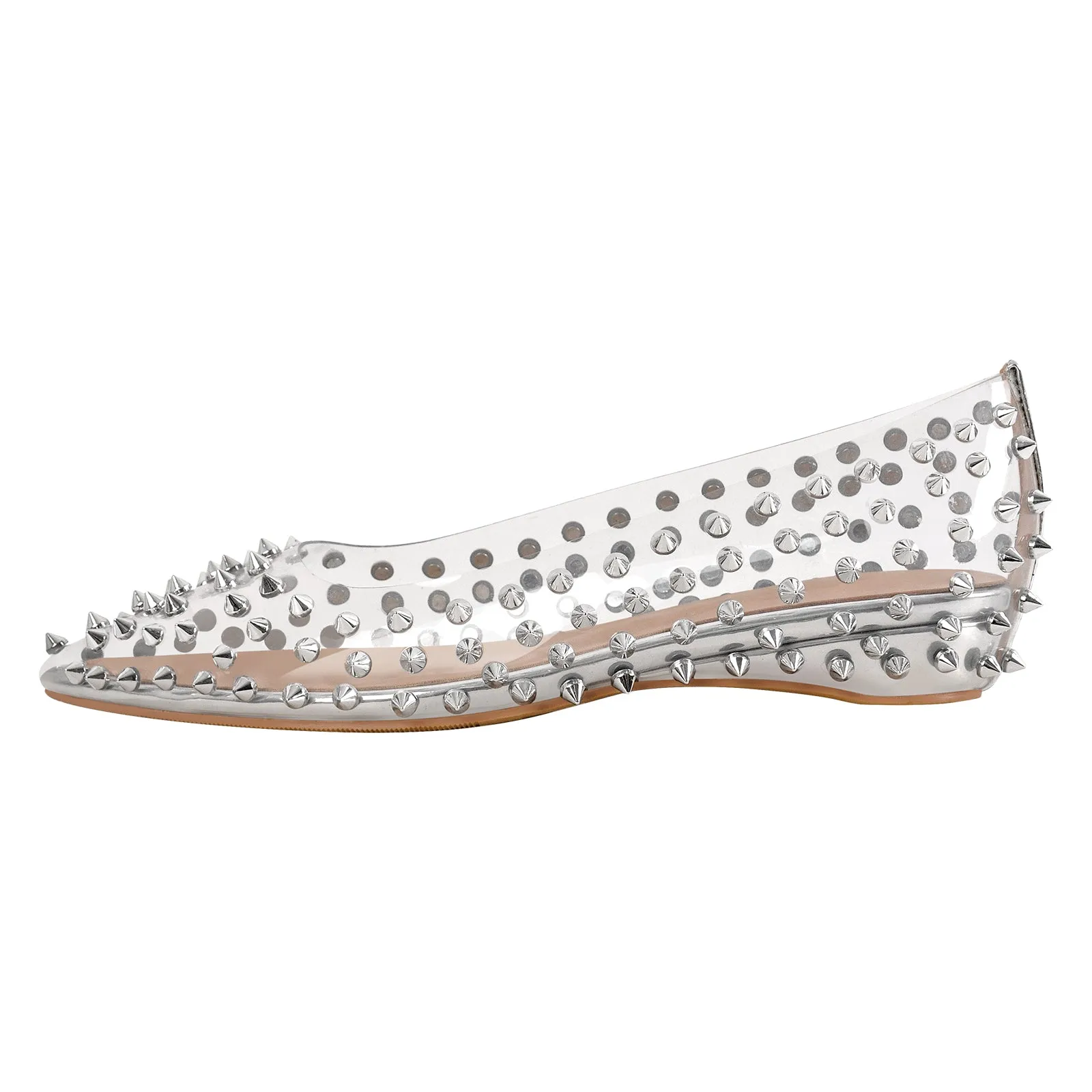 Pointed Toe Rivets Flats