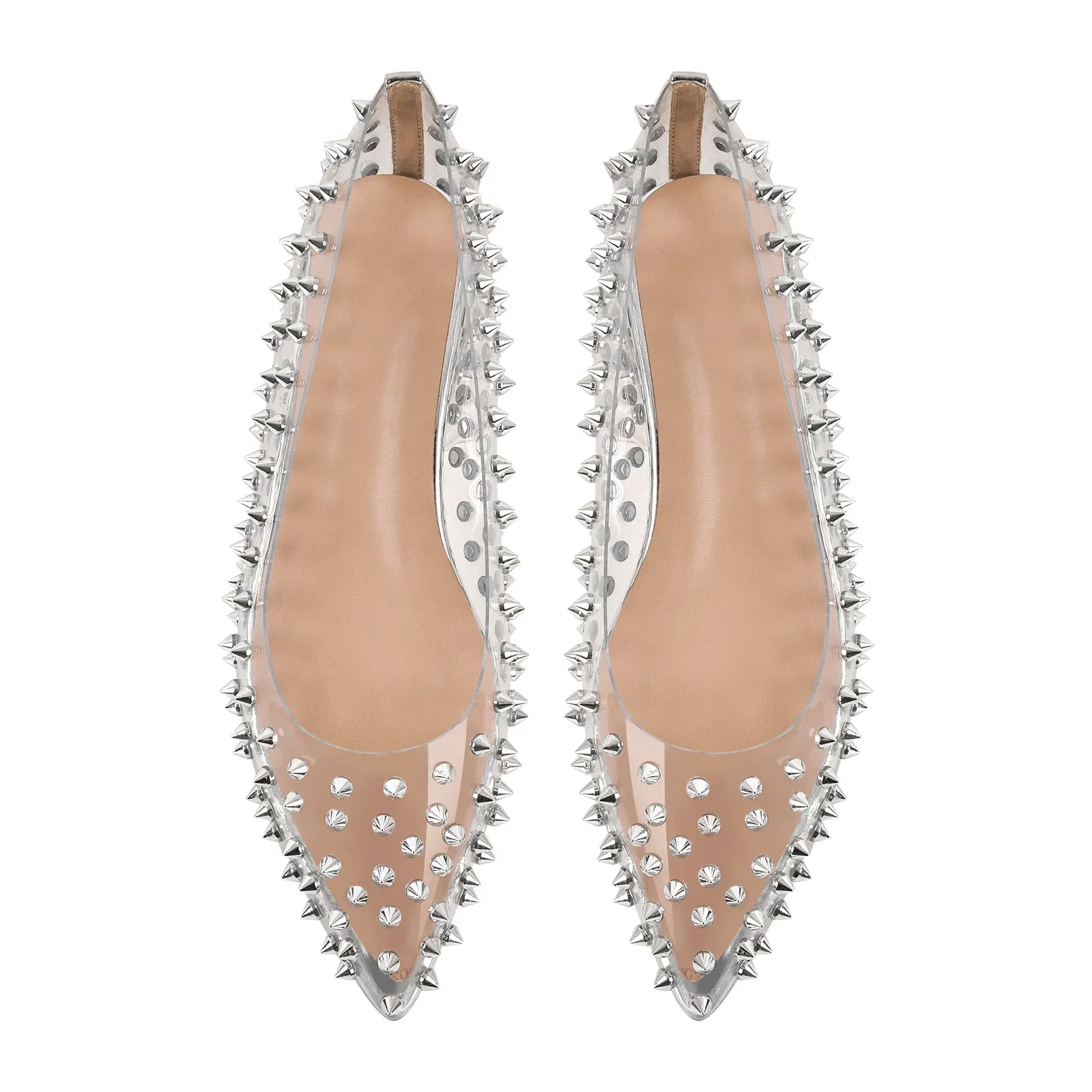 Pointed Toe Rivets Flats