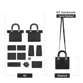 POPSEWING® Top Grain Leather Inspired Lady Handbag DIY Kit