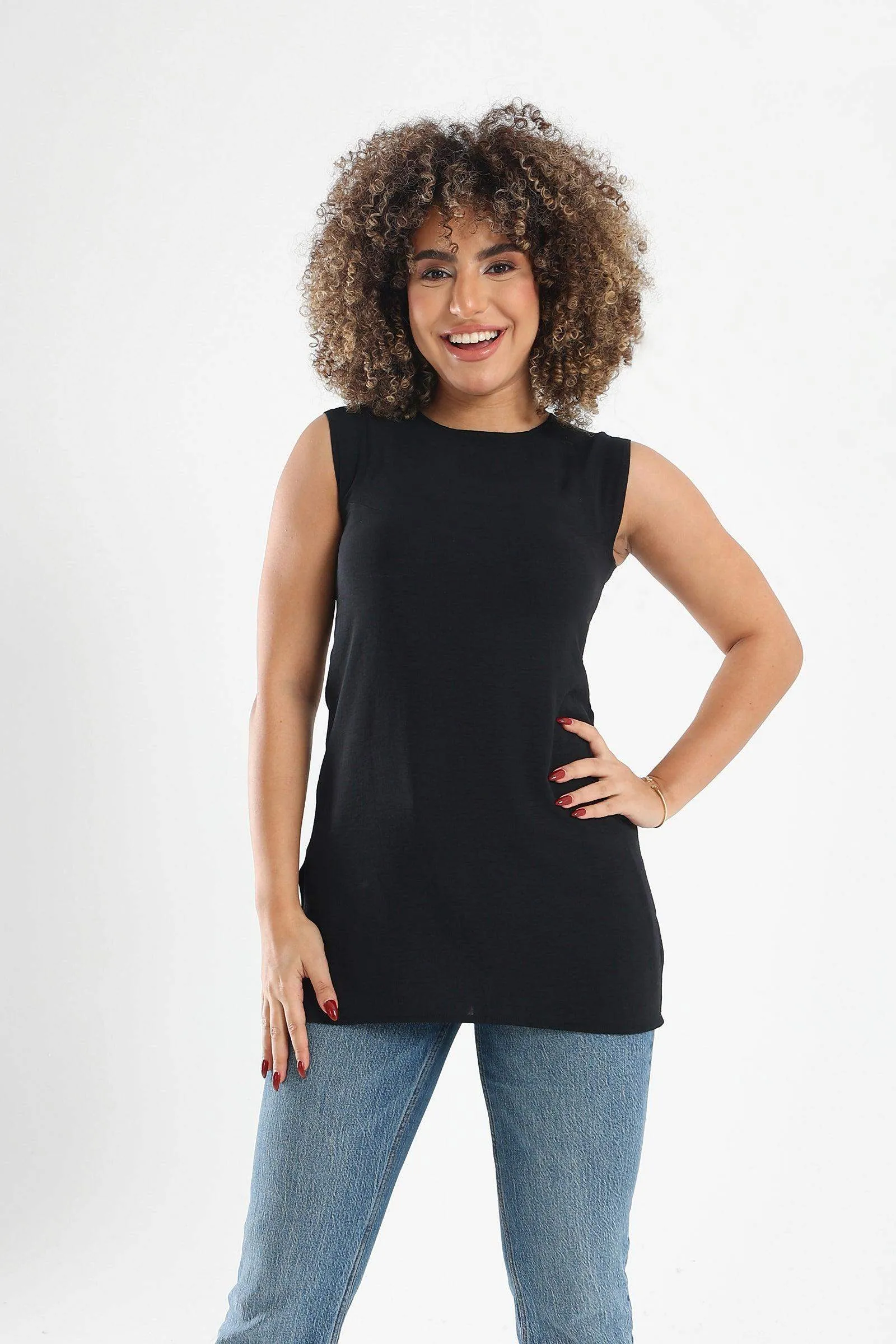 Sleeveless Slim Fit Top