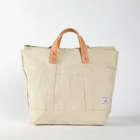 Small Zipper Tote | Natural