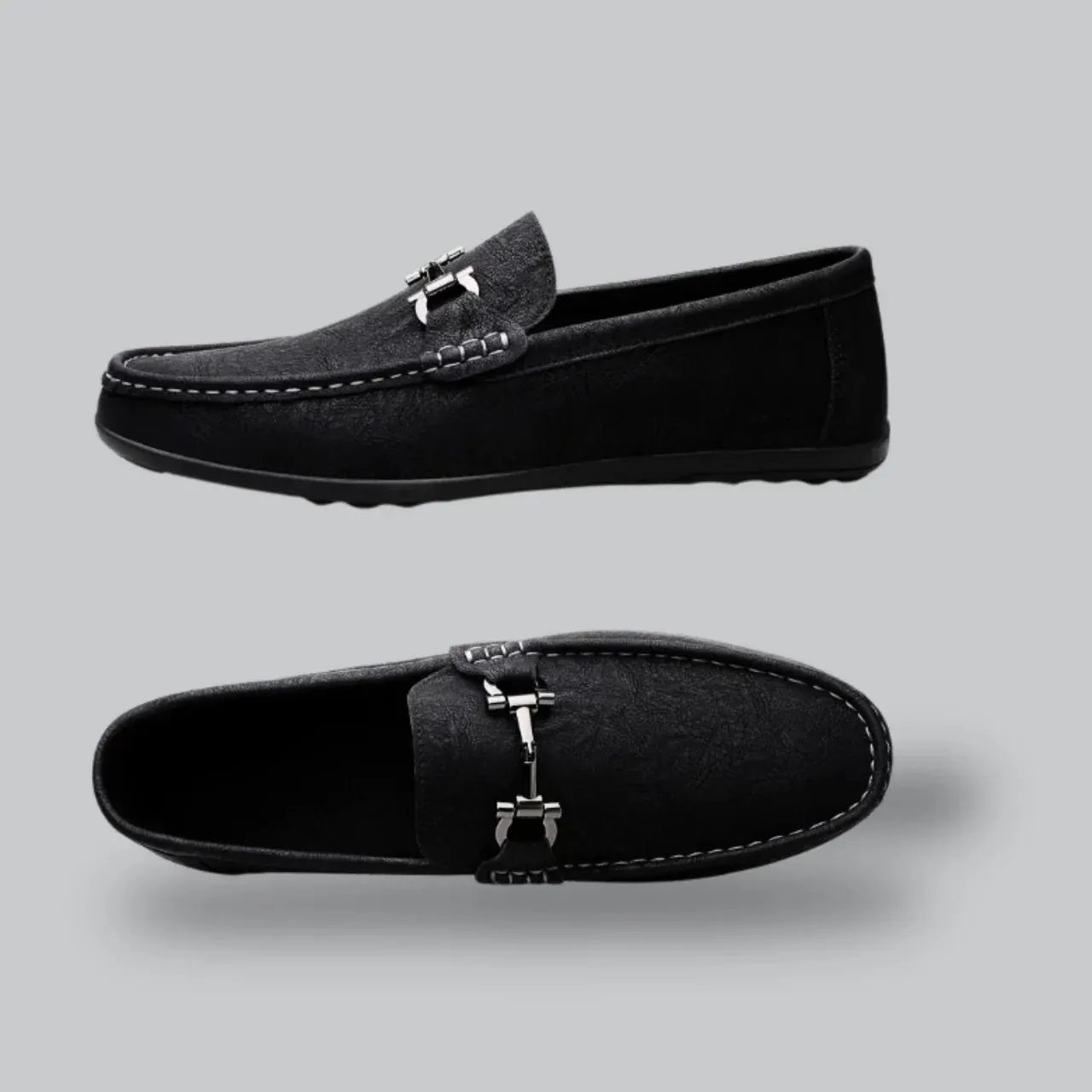 Stylish Men's Slip-On Shoes with Premium Leather Finish