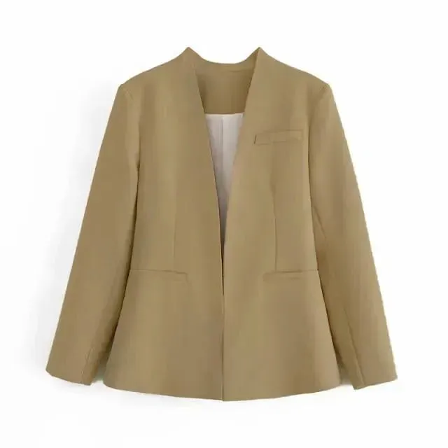 The Imagination Formal Blazer Women - Casual - Plain-Solid