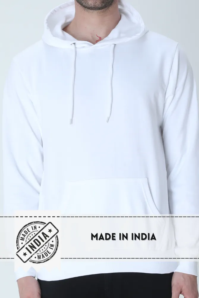 White Hoodie for men