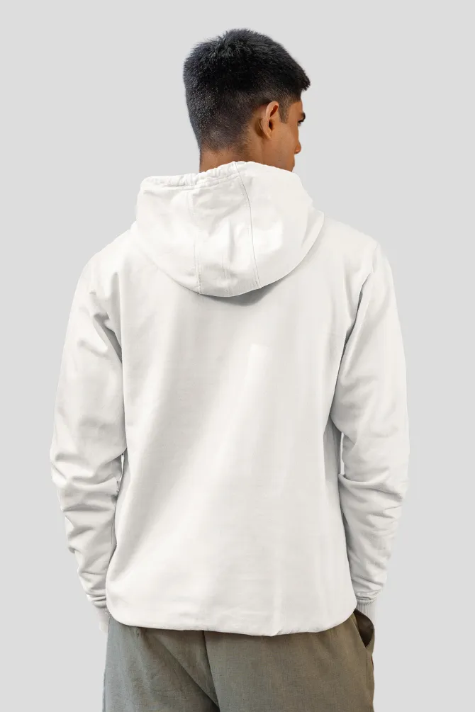 White Hoodie for men