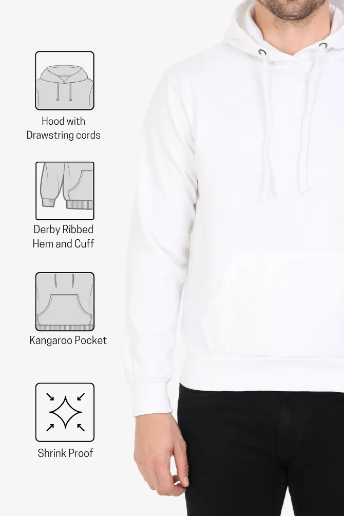 White Hoodie for men