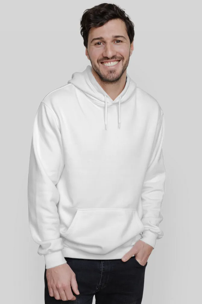 White Hoodie for men