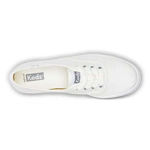 Women's The Platform Lug Canvas Off White (WF67635)